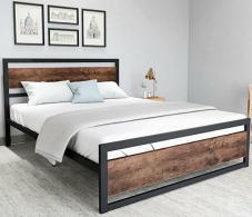 Кровати 140 см, Кровать в стиле лофт Бостон 1.4