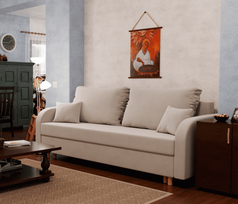 Диваны еврокнижки, Прямой диван Оазис,еврокнижка,велюр