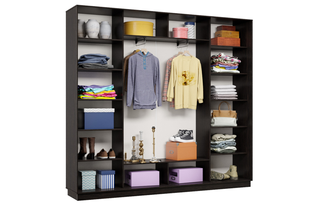 Шкафы-купе, Шкаф-купе Премьер Лайт 57 (08;08;08) трехдверный