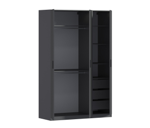 Шкаф трехдверный Макс 1500 мм, вариант №2 (ЛДСП)