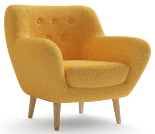 Кресло Элефант мягкое, Искусственный мех