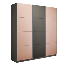 Шкаф-купе Прайм 3-х дверный Стекла пудра/ДСП/Доводчики 180х57х230