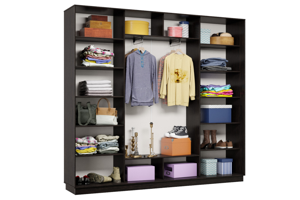 Шкафы-купе 3-х дверные, Шкаф-купе Премьер Лайт 61 (08;05;08) трехдверный