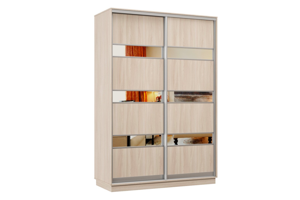Шкафы-купе, Шкаф-купе Премьер 10 Ясень шимо светлый