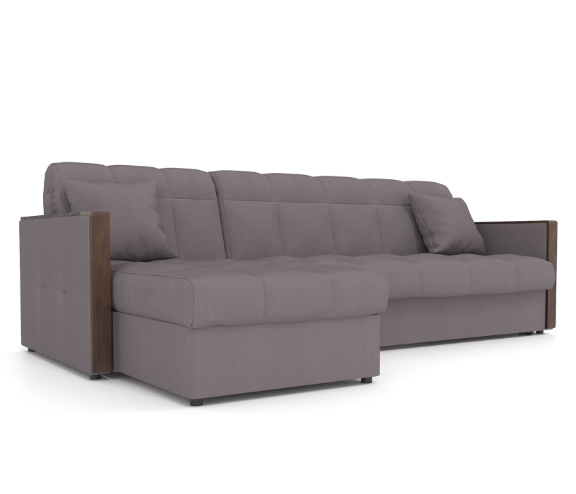 Диваны угловые в гостиную, Угловой диван 1,6 Лион, Велюр