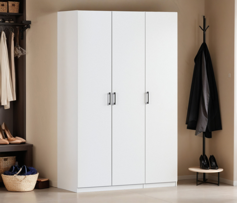 Для одежды, Шкаф трехдверный Макс 1500 мм, вариант №2 (ЛДСП)