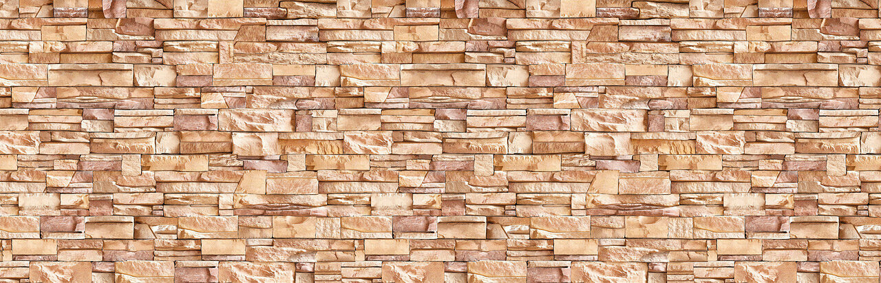 Стеновые панели из АБС-пластика, Кухонный фартук Африканский камень 1000x600x1.5 мм глянец