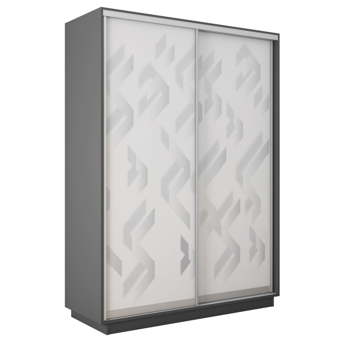 Шкафы-купе 2-х дверные, Шкаф-купе Экспресс 2-х дверный Фотопечать Ленты Стекла 120х45х220