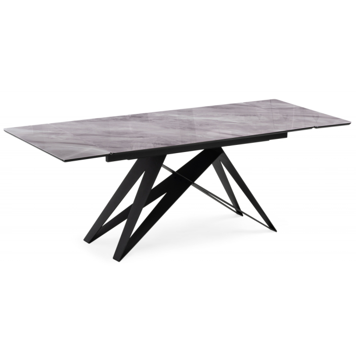 Обеденные столы, Стеклянный стол Блэкберн new 140(200)х80х75