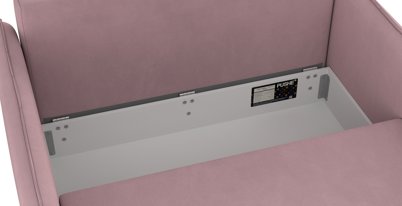 Дизайнерские диваны для гостиной, Диван-кровать Фьорд SMART 120, велюр