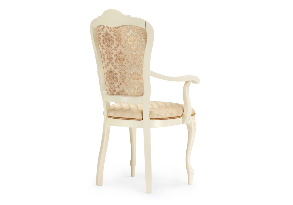 Стулья, Стул деревянный Руджеро патина золото ( с подлокотниками)