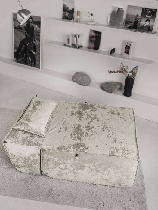 Кресло для отдыха, Бескаркасное кресло Клайд,плюше