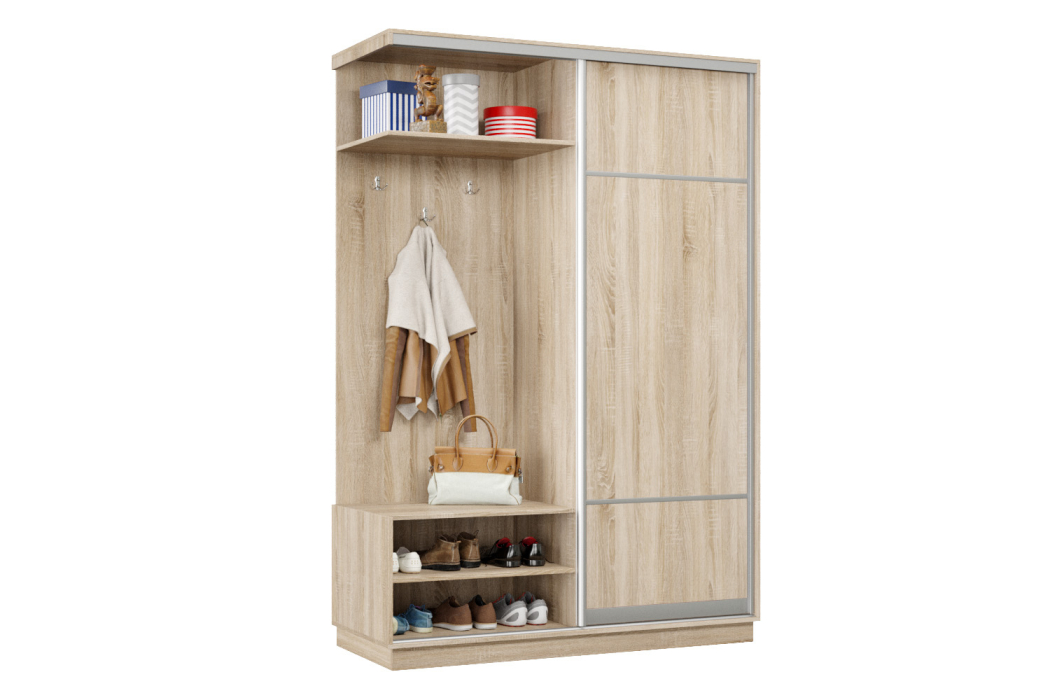 Прихожие, Прихожая Премьер 04 Лайт 08 Левая Мини