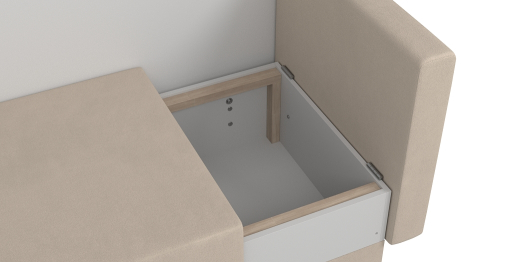 Кушетка Леон Lux, универсальный,  велюр