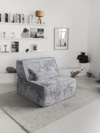 Бескаркасное кресло Клайд,плюше