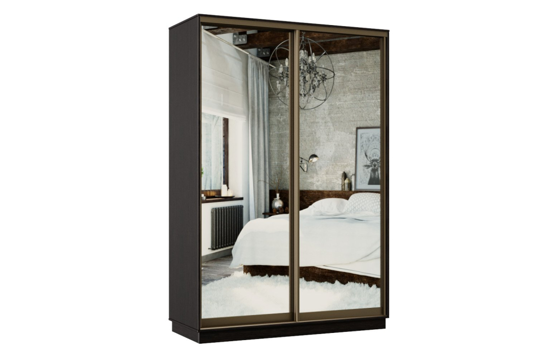 Шкафы-купе, Шкаф-купе Премьер 02 венге