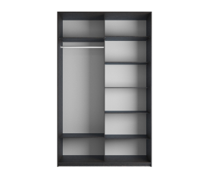 Шкаф Прайм дуо ДСП+зеркало 2300 х 1400 х 570