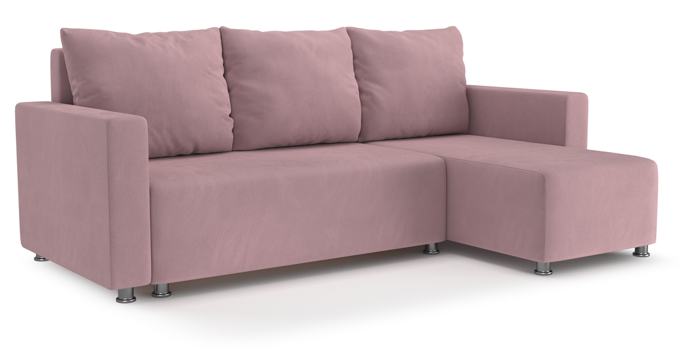 Диваны угловые в гостиную, Угловой диван Каир Lux 2 универсальный велюр