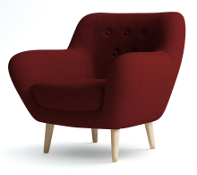 Кресло для отдыха, Кресло Элефант мягкое, Искусственный мех