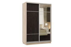 Шкафы-купе, Шкаф-купе Премьер Лайт 01 (08;11) двухдверный