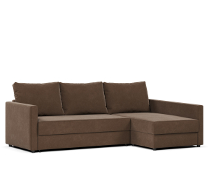 Диван угловой Фрисби дельфин, велюр