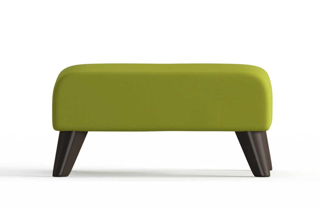 Пуф в прихожую, Пуф Барон на ножках, велюр