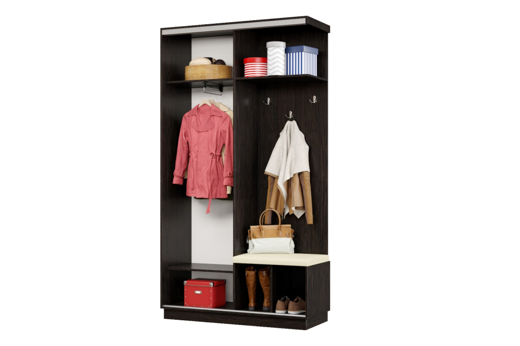 Прихожие, Прихожая Премьер 03 Лайт Мини 11 Правая Мягкая