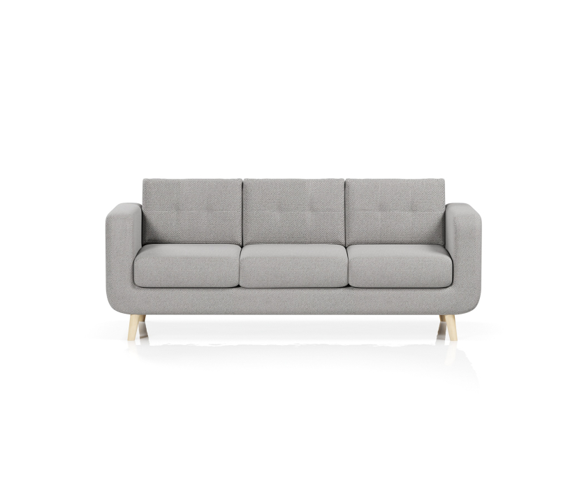 Дизайнерские диваны для гостиной, Диван прямой Франко нераскладной,велюр