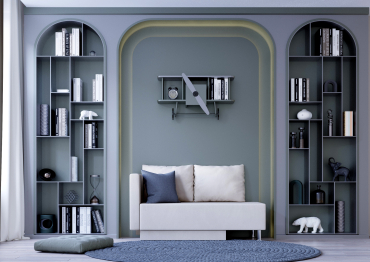 Кушетка Леон Lux, универсальный,  велюр