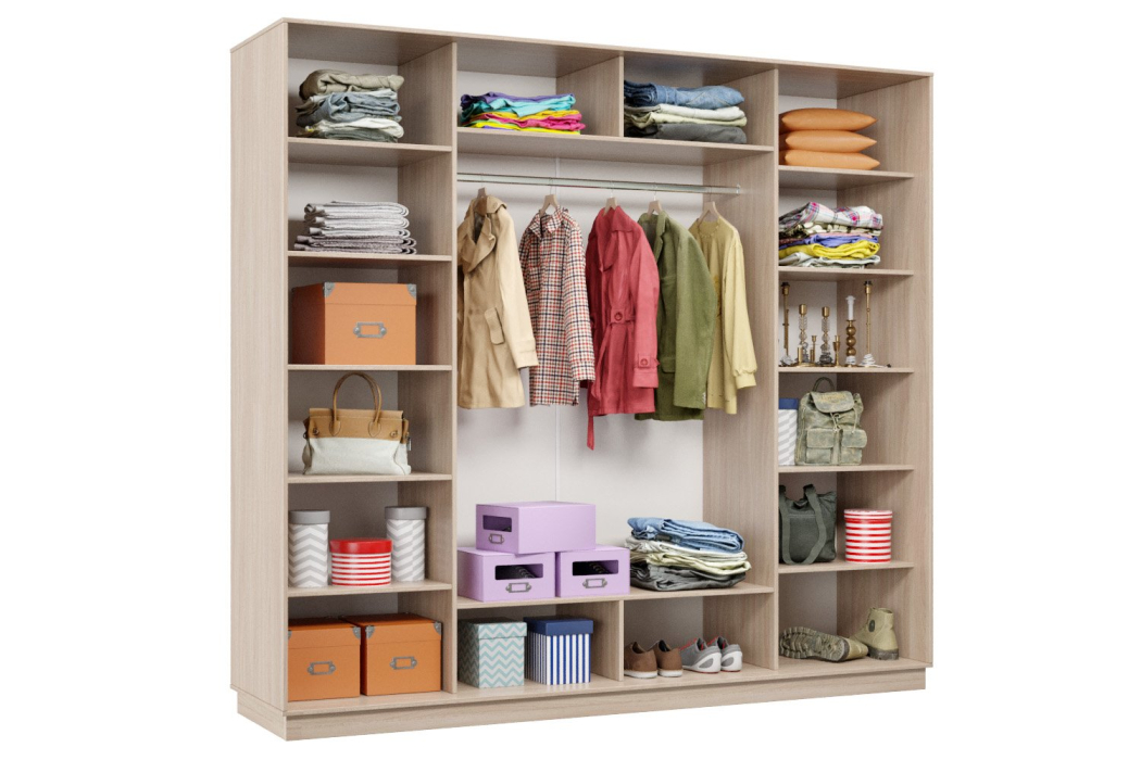 Шкафы-купе 3-х дверные, Шкаф-купе Премьер 60 (11ЗГ;11ЗГ;11ЗГ) фасады зеркало графит/трёхдверный/Профиль чёрный муар