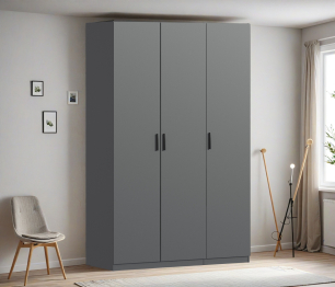 Шкаф трехдверный Макс 1500 мм, вариант №2 (ЛДСП)