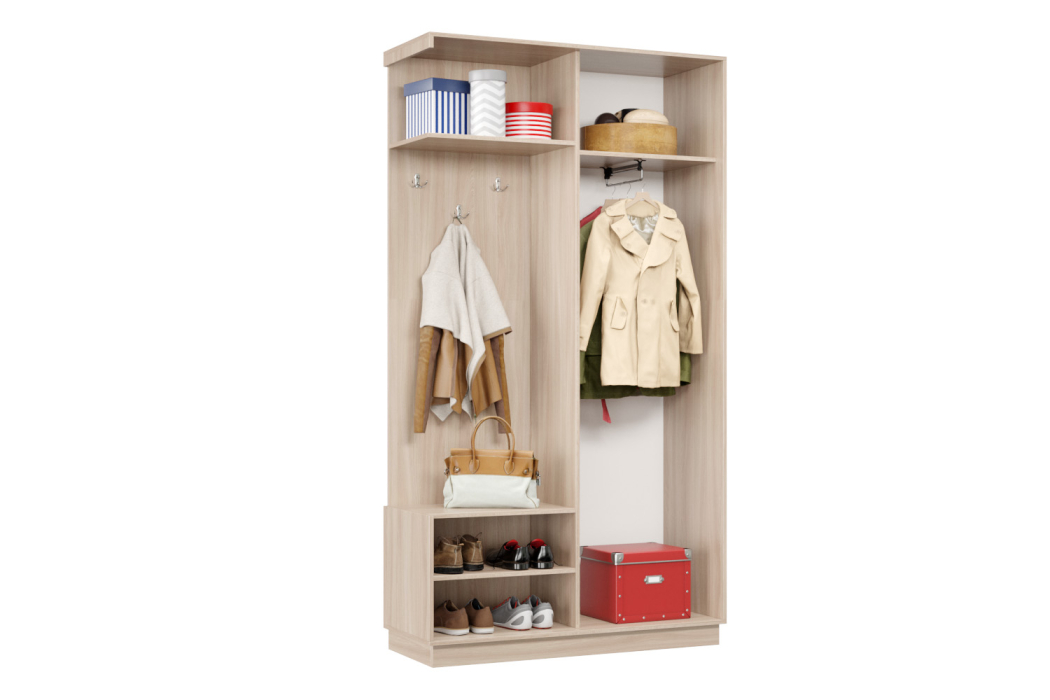 Прихожие, Прихожая Премьер 01 Лайт 08 Левая Мини