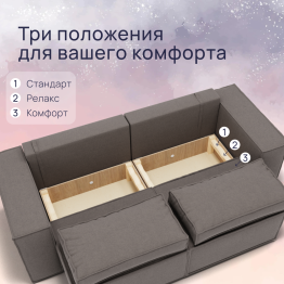 Прямой диван Рашт ППУ, велюр