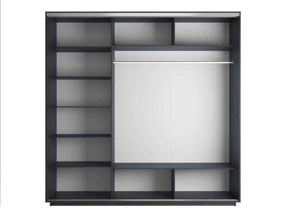 Шкафы-купе, Шкаф-купе Экспресс 1015, 180х60х220