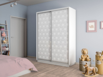 Шкаф-купе Экспресс 2-х дверный Фотопечать Калейдоскоп Стекла 160х45х240