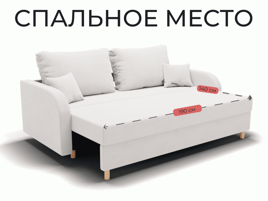 Диваны еврокнижки, Прямой диван Оазис,еврокнижка,велюр