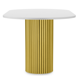 Стол Барон О 160 х 90 (золотые ноги)