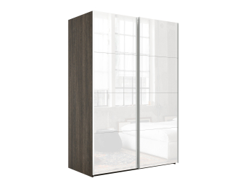 Шкаф-купе Эста Стекло белое+Стекло белое 180х66х240