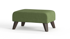 Пуф в прихожую, Пуф Барон на ножках, велюр