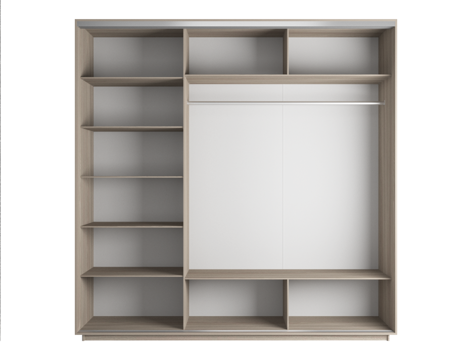 Шкафы-купе, Шкаф-купе Экспресс 1010, 180х60х240