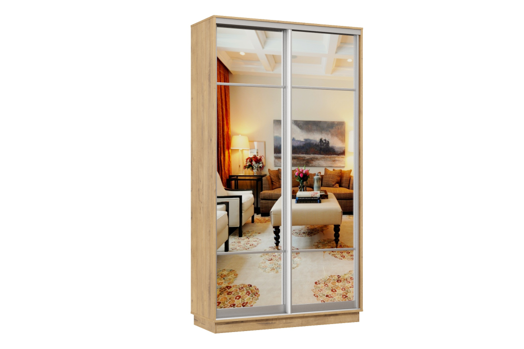 Шкафы-купе, Шкаф-купе Премьер Лайт 04 (11;11) двухдверный