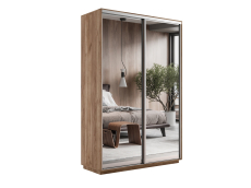 Шкафы-купе 2-х дверные, Шкаф-купе Экспресс Экспенс дуо 2400 x 1600 x 450