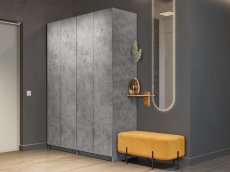 Шкафы распашные, Шкаф распашной Е1 Локер 162х52.5х220 см, с модулем