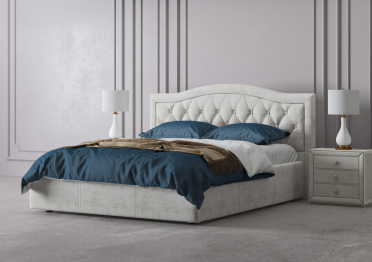 Кровать Грация в базовых тканях, без основания и без подъемного механизма, 160х200