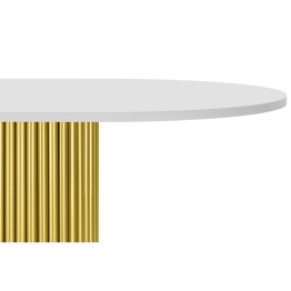 Стол Барон О 160 х 90 (золотые ноги)