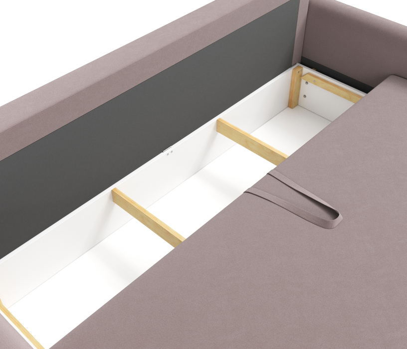 Диваны кровати со спальным местом, Диван прямой "Британи", Велюр