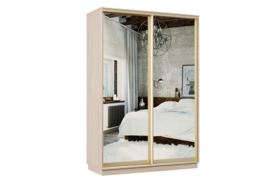 Шкаф-купе Премьер 02 ясень шимо светлый