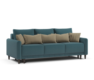 Диван-кровать прямой Дайкири еврокнижка, велюр