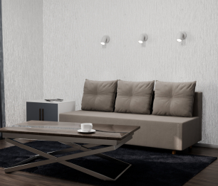 Прямой диван Сияние,НПБ,еврокнижка,велюр