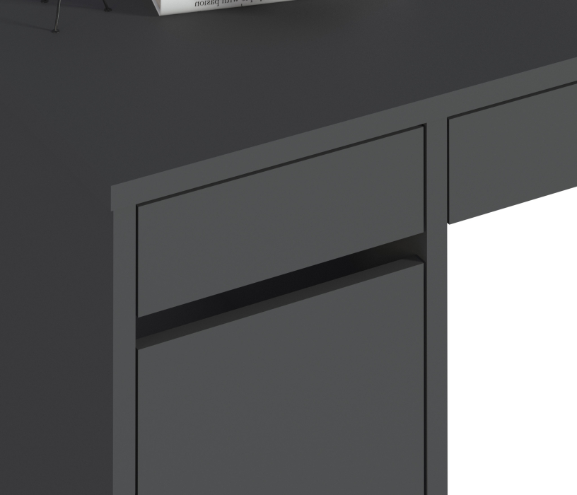 Прямые компьютерные столы, Стол Мика СБ-3309 Диамант серый